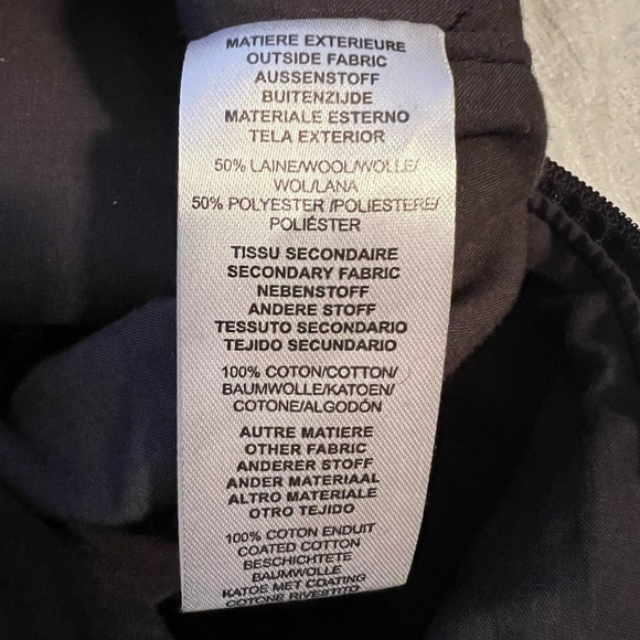 Saint James weekend tote bag. Cotton. Black. Zipper all around. Well made. - Picture 11 of 12